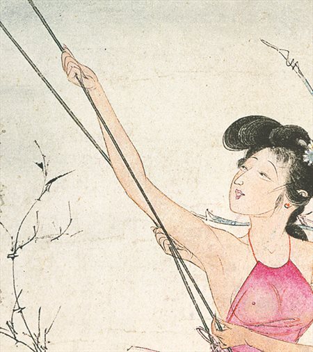 迎江-胡也佛的仕女画和最知名的金瓶梅秘戏图